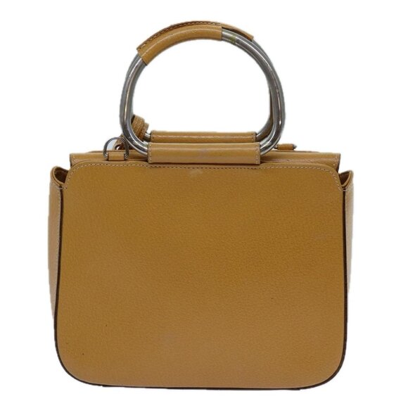 GUCCI Hand Bag Leather Brown Auth - Picture 3 of 16